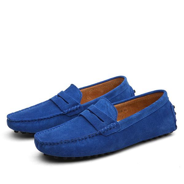 Mocassins en daim pour homme