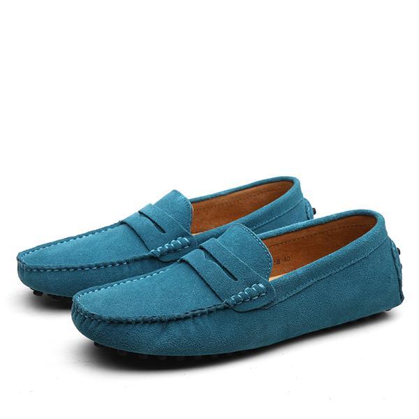 Mocassins en daim pour homme