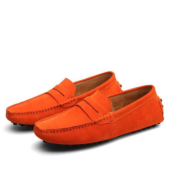 Mocassins en daim pour homme