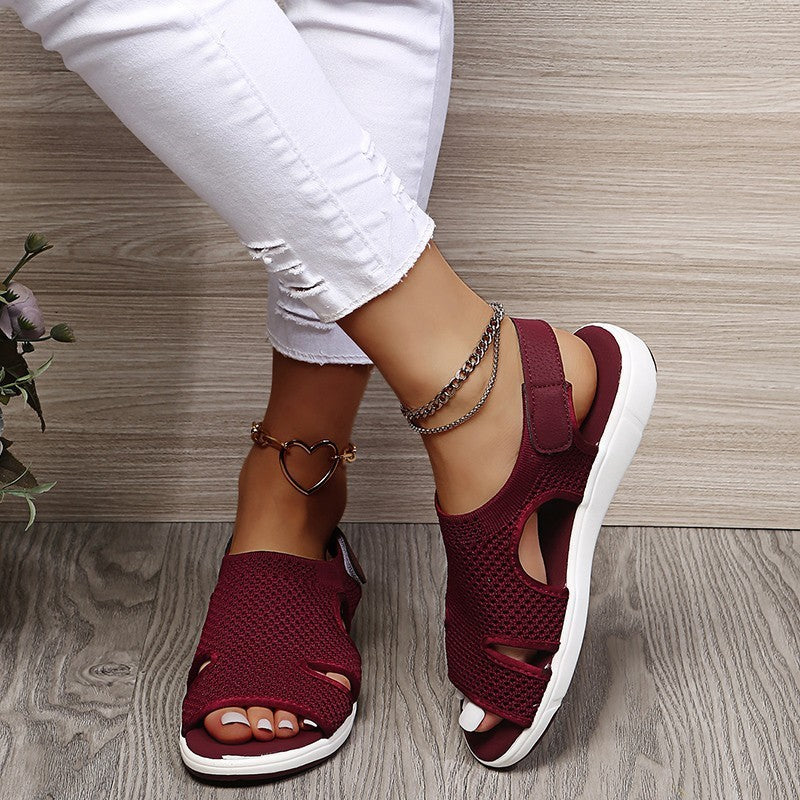 Sandales plates pour femmes Chaussures