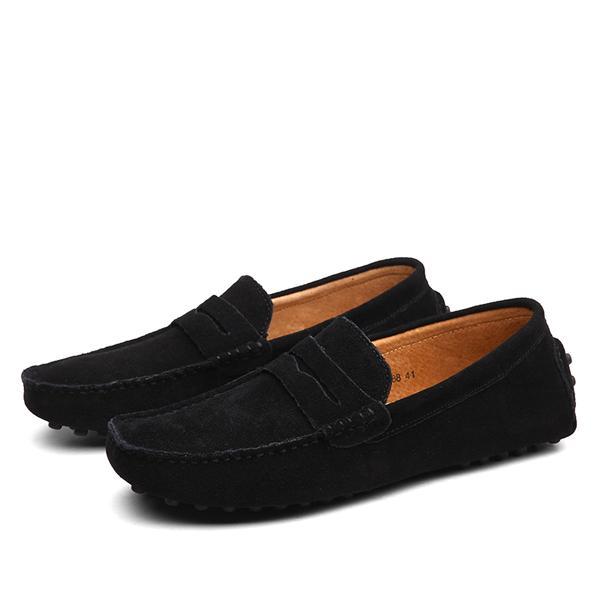Mocassins en daim pour homme