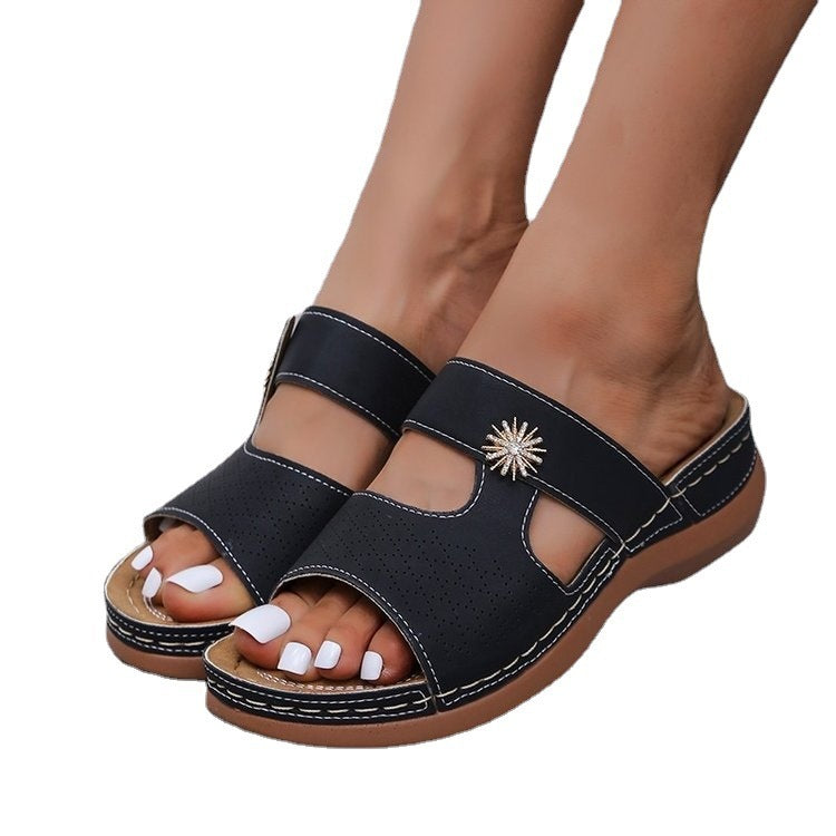 Sandales pour femmes à fond épais