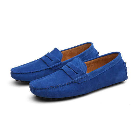 Mocassins en daim pour homme