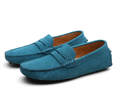 Mocassins en daim pour homme