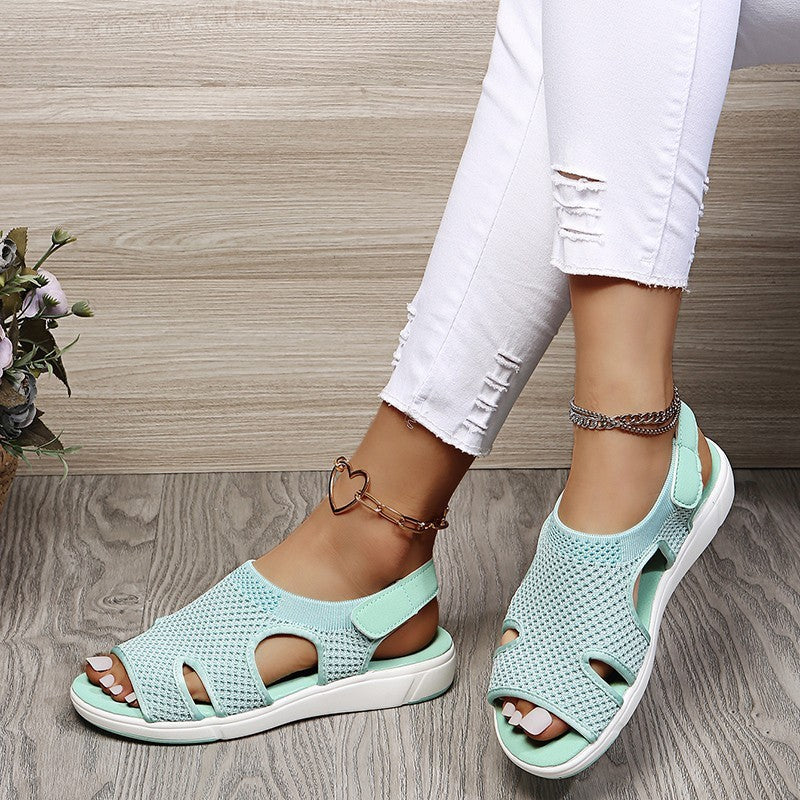 Sandales plates pour femmes Chaussures