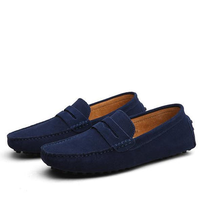 Mocassins en daim pour homme