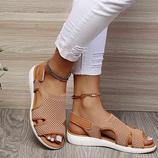 Sandales plates pour femmes Chaussures
