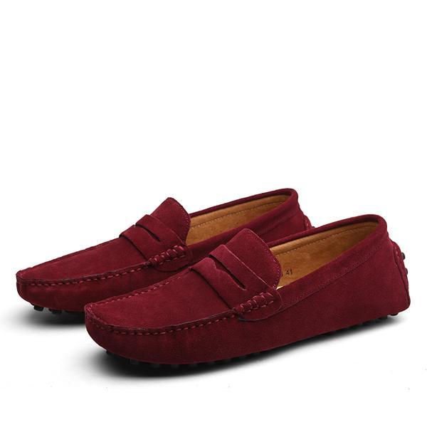 Mocassins en daim pour homme